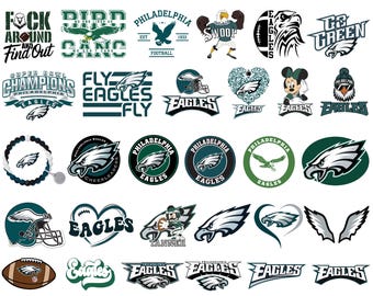 Eagles SVG Bundle, Eagles SVG, Eagles Cut files, Eagles Cricut, Eagles Svg File T-Shirt, Eagles For Love Gift Birthday, Eagles Silhouette