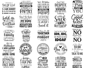 Funny Svg Bundle, Sarcasm Svg Bundle, Sarcastic Bundle Svg, Sarcastic Svg Bundle, Sarcastic Sayings Svg Bundle, Sarcastic Quotes Svg, Png