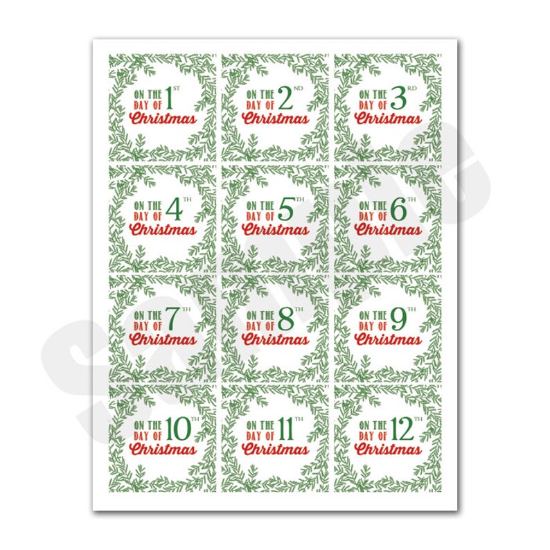 12 Days of Christmas for Teachers From Student Holiday Gift - Etsy