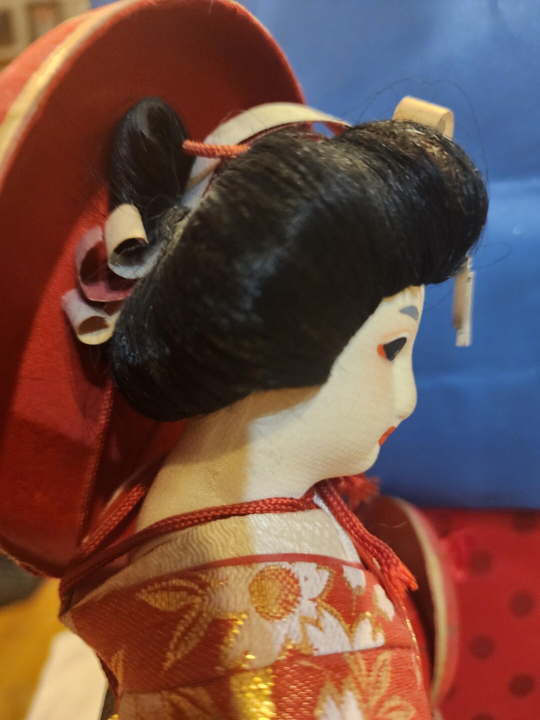 Vintage Nishi Japanese Geisha Doll 