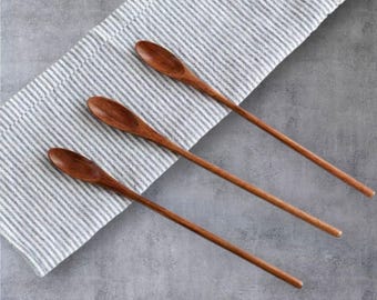 Wooden Honey & Coffee Stirring Spoon | Handmade Kitchen Utensil | 1 PCS