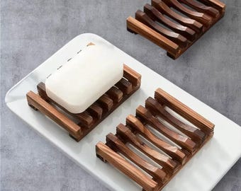 Bamboo Soap Dish | Eco-Friendly Bathroom & Kitchen Accessory