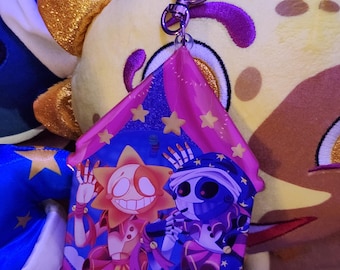Sun and Moon Tower Keychain