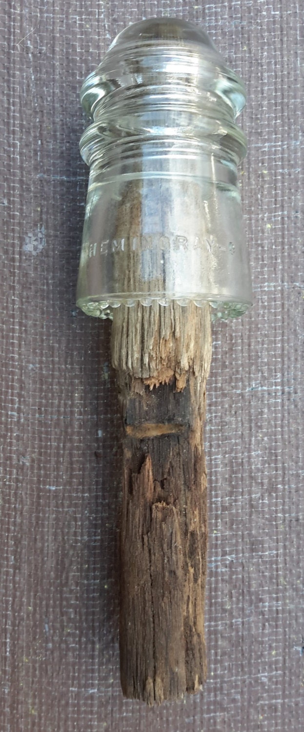 Vintage Hemingray Clear Glass Electrical Insulator No. 9 Made Etsy