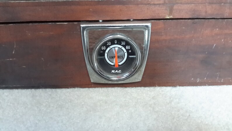 Antique Wood Storage Trinket Junk Box With 1970 Ohio License Plate and ...
