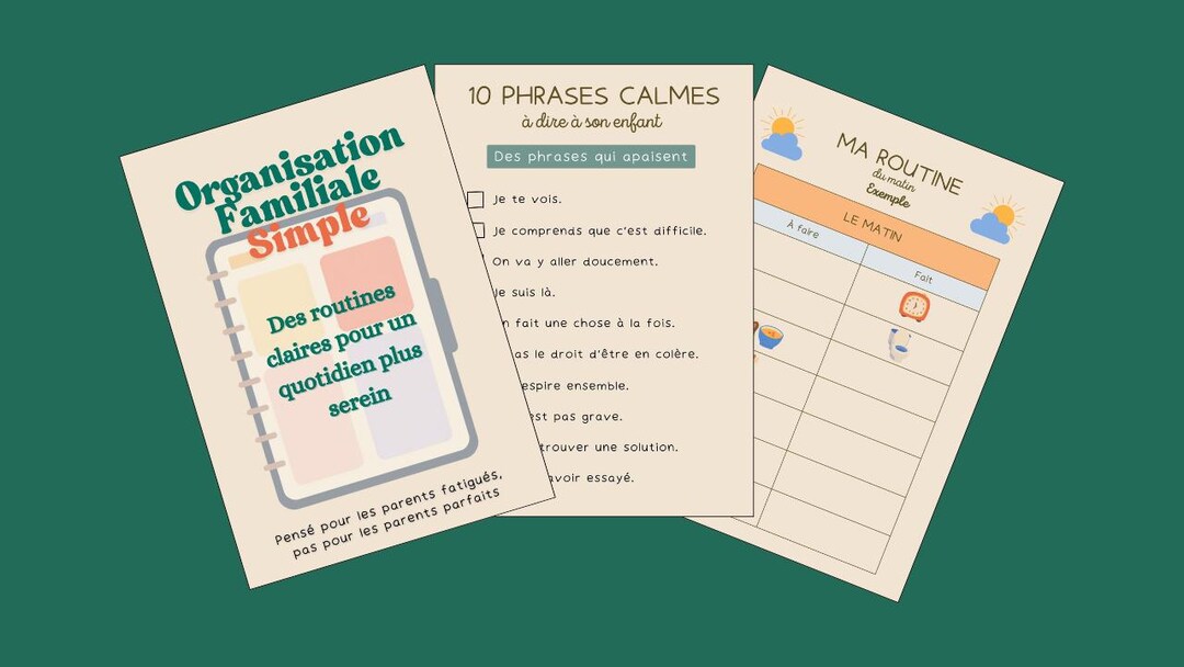 Morning Routine Kit Printable PDF Kids Routine Kit | Morning and Evening Routines | Family ...