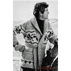 Mens top wrap sweater