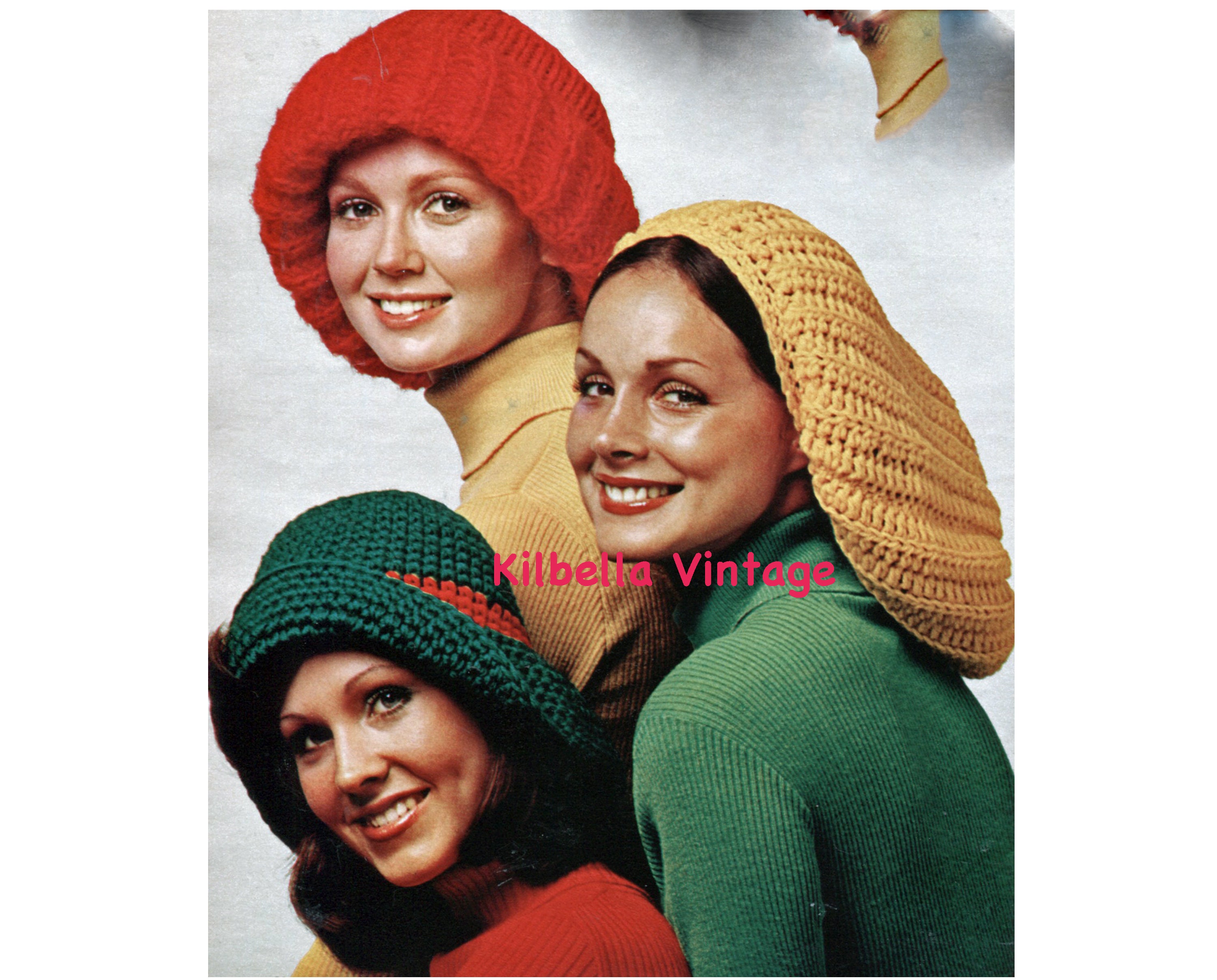 Crochet Hat Pattern Cloche Hat Beret 