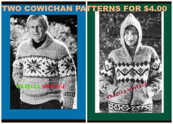 Cowichan Sweater Knitting Pattern Digital Knitting Mens Womens Snowflake Pullover And Hoody Sweater Pdf Knitting Pattern Cowichan Sweater Knitting Pattern Digital Knitting Mens Womens Snowflake Pullover And Hoody Sweater Pdf Knitting Pattern