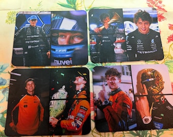 Tappetino per mouse con foto di un pilota di Formula 1 – Accessorio da scrivania per appassionati di sport motoristici