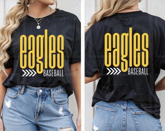 Eagles Baseball Sports PNG | SVG Download Digital Gráfico para Camiseta
