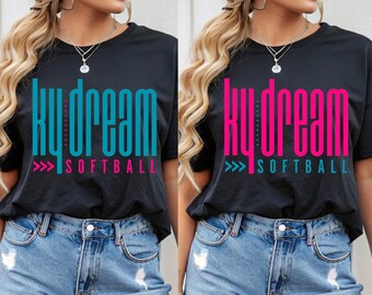 Design de camiseta KY Dream Softball (2 imagens PNG) (Download digital)