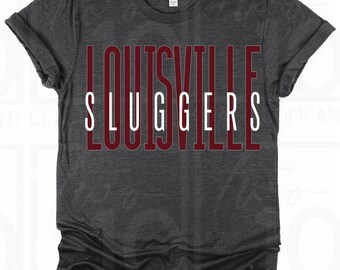 Imagem PNG do time de beisebol Louisville Sluggers na cor bordô (Download Digital)