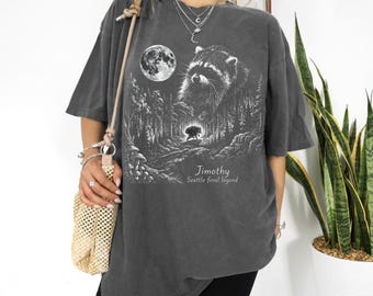 Comfort Colors® Jimothy Raccoon Viral Shirt, Comfort Colors® Jimothy Raccoon Viral Meme Tee, Animal Lover Gift,Famous Seattle Raccoon Shirt