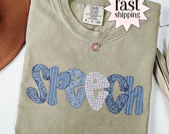 Speech Therapist Shirt SLP Comfort Colors® T-Shirt Cute Communication Specialist Your Words Matter Tee Gift For Speech Language Pathologist