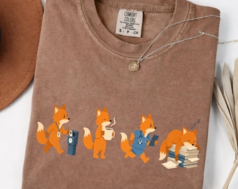 Cute Fox Nurse Shirt, Cute Fox Nurse Shirt, Nursing Cat Shirt, Cute Nurse Shirt, Nurse Shirt, Nursing Shirt, Cute Nurse Shirt