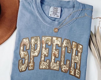 SLP Comfort Colors® Speech Therapist Shirt, Your Words Matter Communication Specialist Tee, Speech Therapy Staff Apparel, Educator Gift