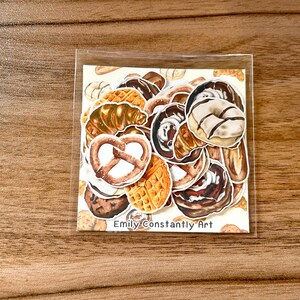 Blissful Bakery Flake Sticker Pack (28 pcs) | English Study, Journal, Laptop, iPad, Food, Summer, Scrapbooking, Bottle, Stickers