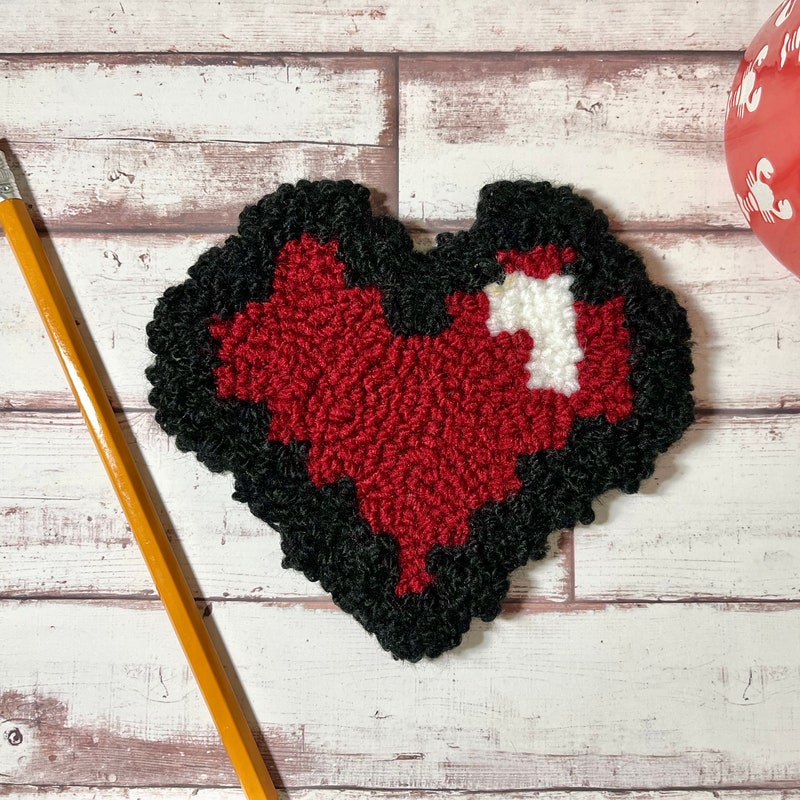 Heart Rug Minecraft Minecrafts Rug - Etsy