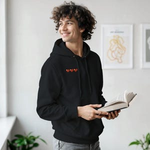 Pixel Hearts Classic Unisex Pullover Hoodie