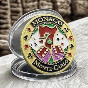 レナウン モナコP シルバー 35π CHIPS Casino Chips Monaco - Etsy