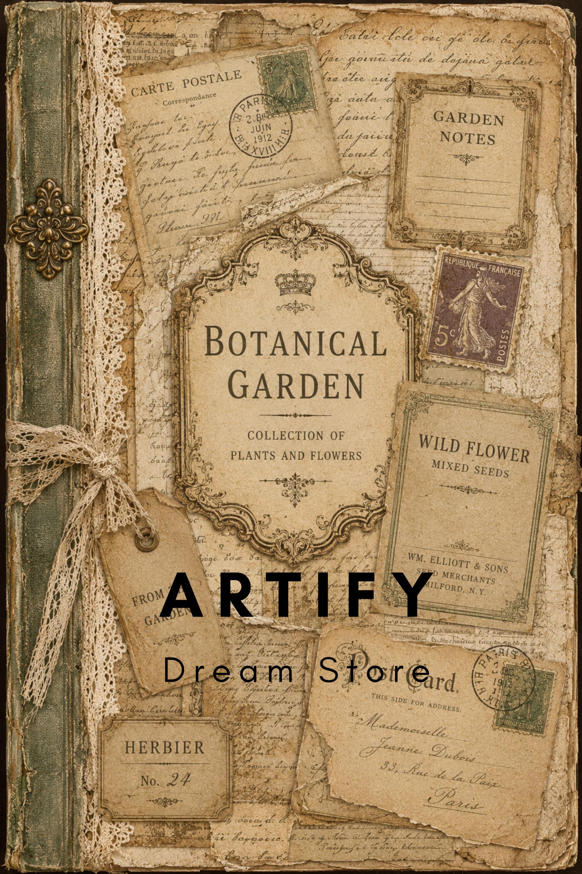 Botanical Junk Journal - Etsy