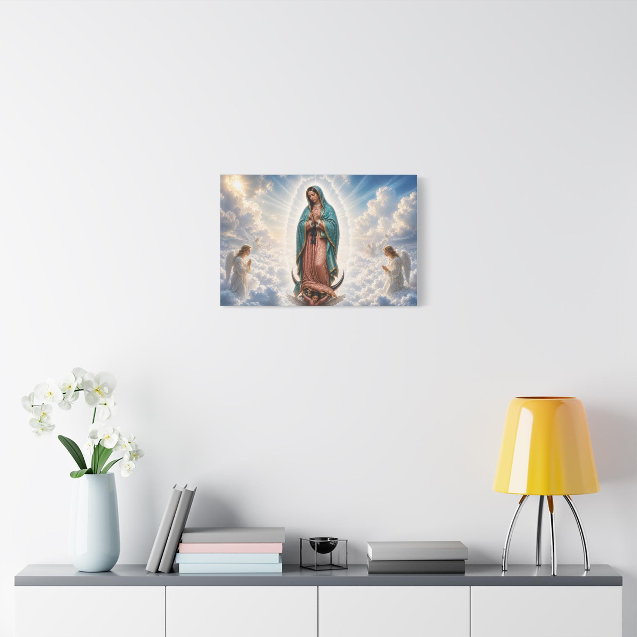 Our Lady of Guadalupe Canvas Print: Celestial Virgin Mary Wall Art - Etsy