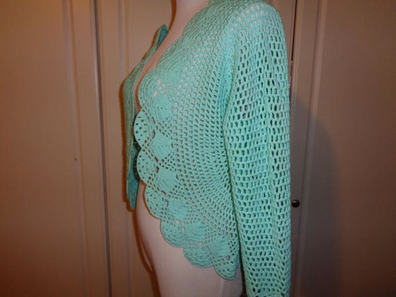 Retro Resort Ware, Hand Made Crochet 2 Piece Skir… - image 4