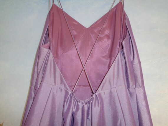 Vintage Long Length Lilac Gown, Size 11/12 Junior… - image 7