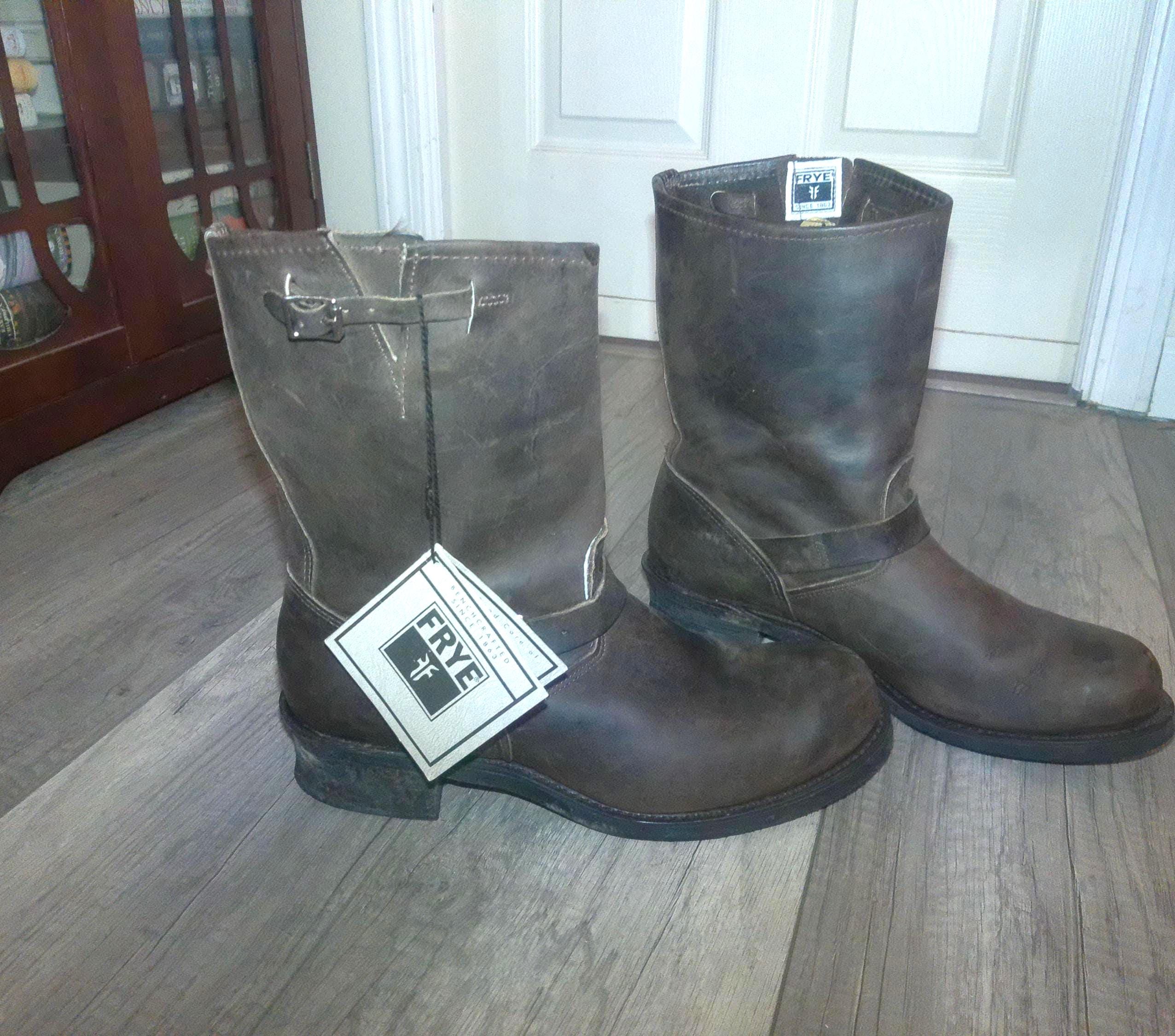 FRYE BOOTS SIZE 12 Male in Near Mint Condition, Made in America,  Made Well and Made to Last