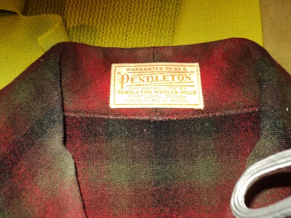 Vintage PENDLETON TRAVELLER STYLE Plaid Coat,  A … - image 8