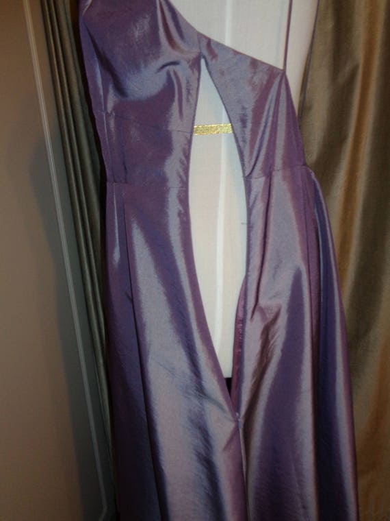 Vintage Long Length Lilac Gown, Size 11/12 Junior… - image 6
