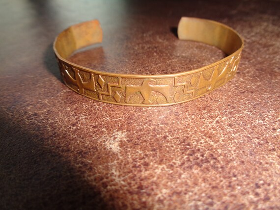 6 Vintage Solid Copper Cuff Bracelets for sale in… - image 8