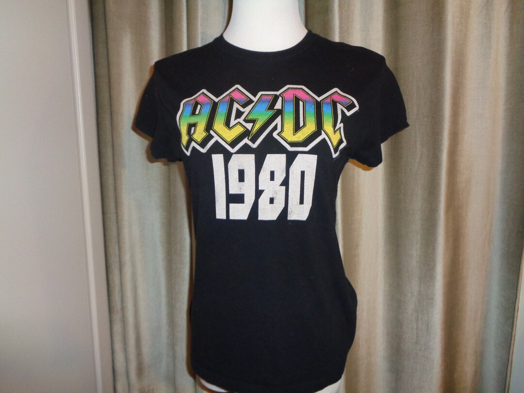 1980 AC/DC Rockware T-shirt in Very Good Condition Which is a ...