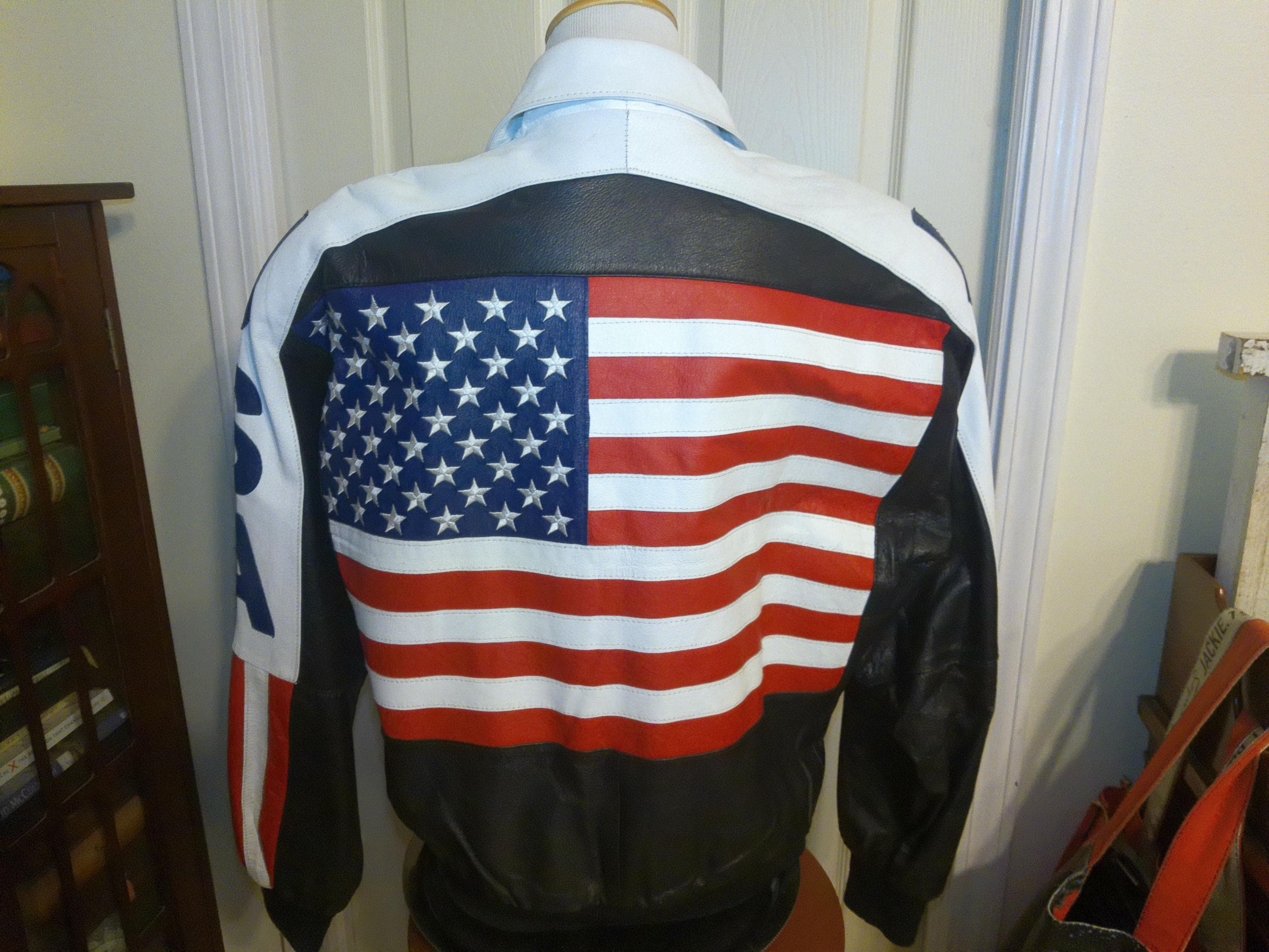 Michael Hoban Leather Usa Jackets - Etsy