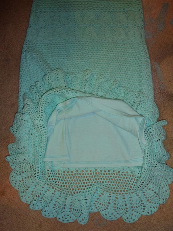 Retro Resort Ware, Hand Made Crochet 2 Piece Skir… - image 8