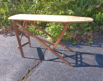 Antique Wooden STAR JRG Stamped Iron Board for PICKUP Only.