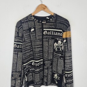 John Galliano Newspaper Shirt - Etsy