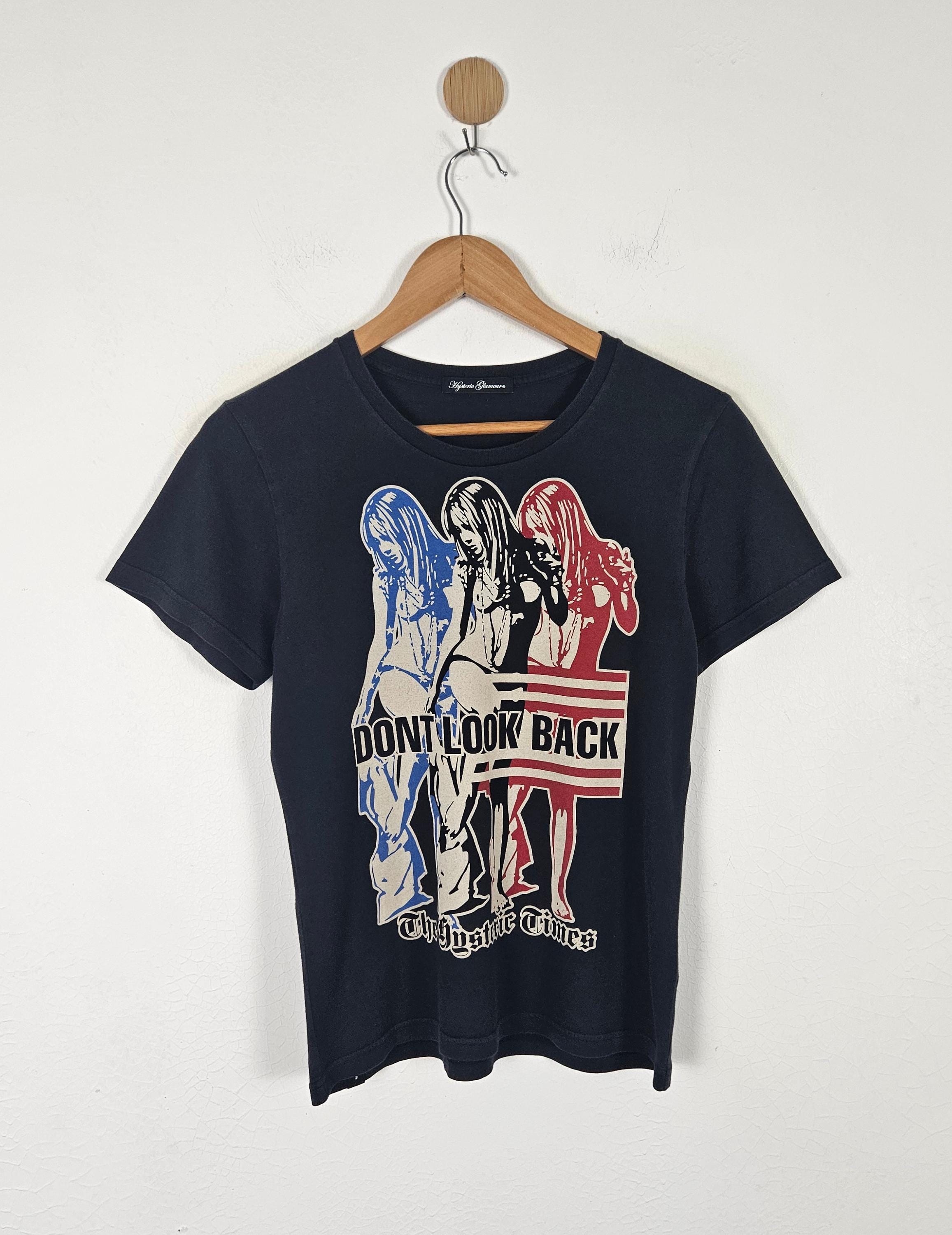 Hysteric Glamour Don't Look Back Shirt - Etsy Hong Kong