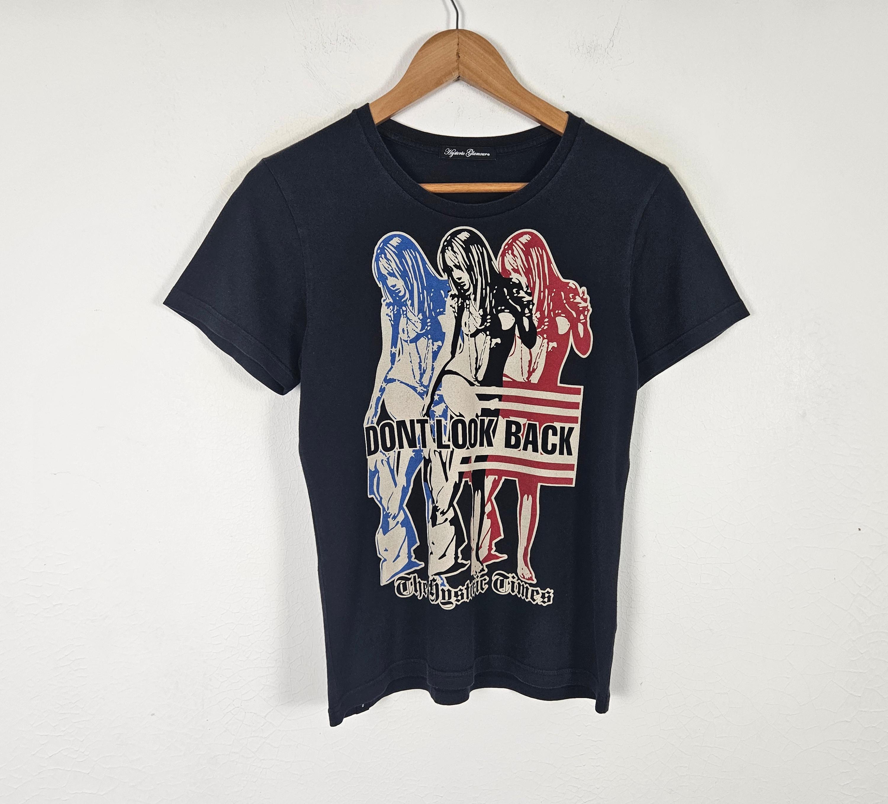 Hysteric Glamour Don't Look Back Shirt - Etsy Hong Kong