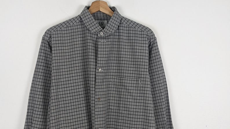 Camisa informal extragrande LQ Y's para hombre de Yohji Yamamoto imagen 2