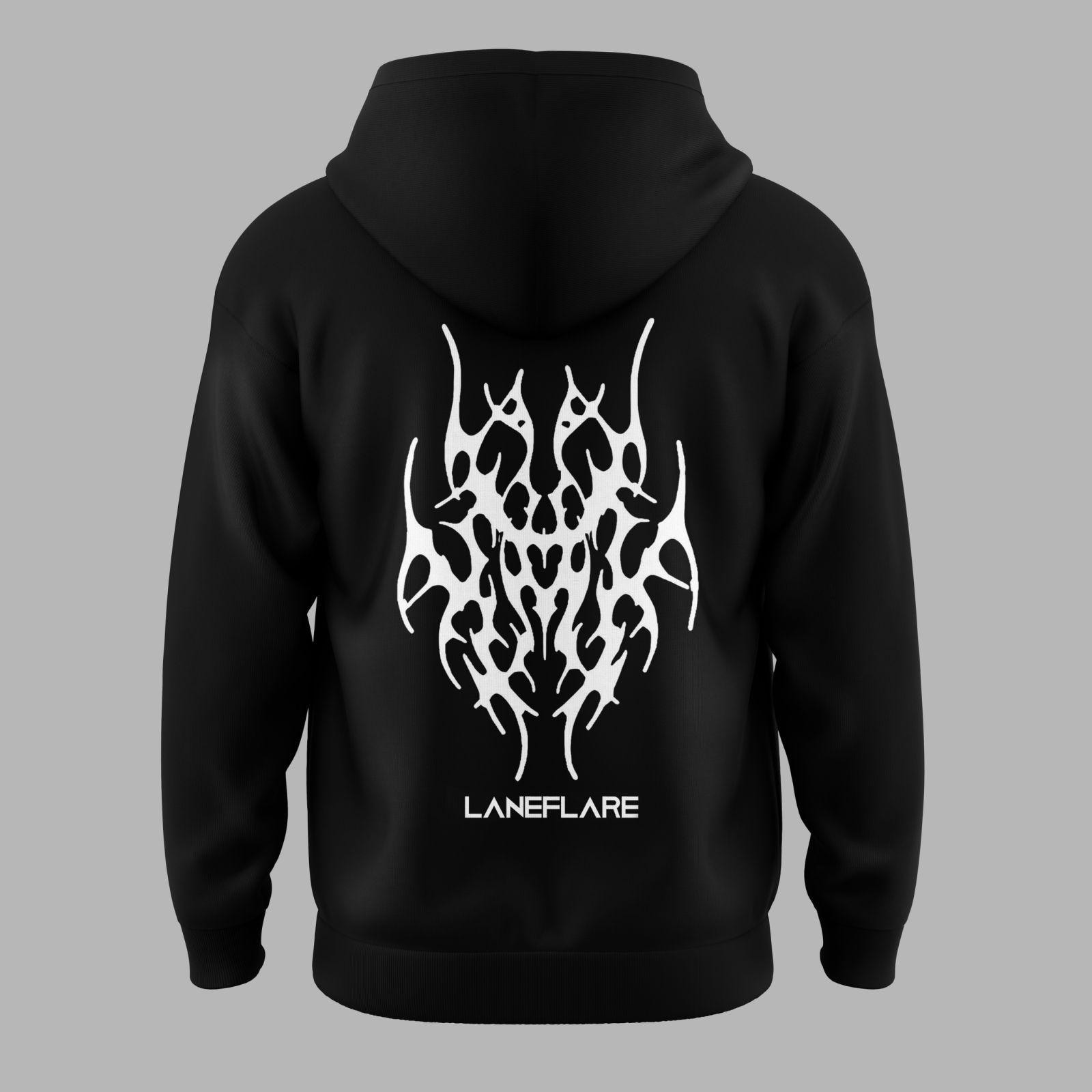 Reflective Biker Hoodie, Cybersignalism Rider Hoodie, Streetwear