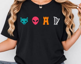 Funny Spurs Fox Alien Castle Harper png images
