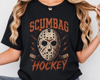 Funny Hockey PNG, Scumbag Hockey Vintage Shirt Design, Hockey Player Sublimation, Ice Hockey Badge Png, Hockey Gift Png