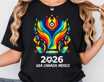 FIFA World Cup 2026 PNG, USA Canada Mexico Soccer Shirt Design, Football Fan (Digital Download)