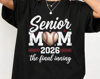 Baseball Senior Mom 2026 Final Inning Proud Mama Mother Mom PNG