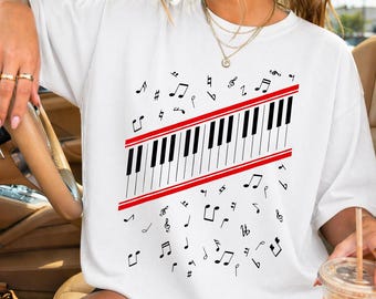Piano Beat It Costume PNG, Music Teacher Sublimation Design, Keyboard Musician PNG Digital Download