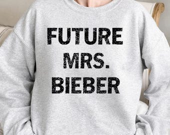 Future Mrs Bieber Funny Men Women Kids PNG