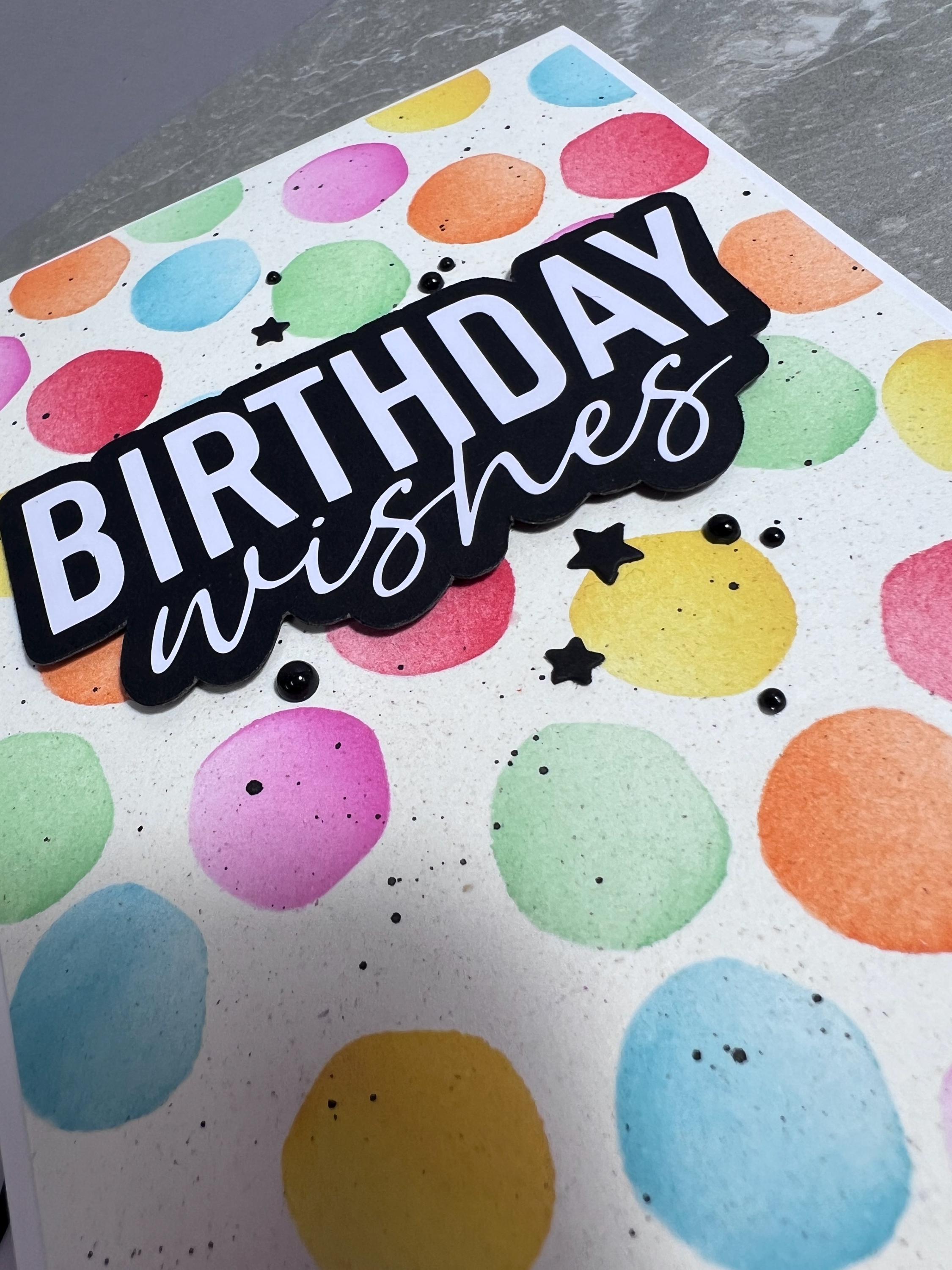 Birthday Wishes Handmade Greeting Card - Set of 5 Cards With Envelopes ...