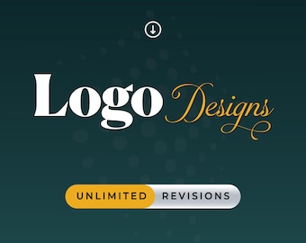 Progettazione di loghi personalizzati per aziende / Logo minimalista moderno professionale / Servizio di identità di marca unico / Progettista di loghi esperto